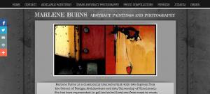New Website For Artist Marlene Burns